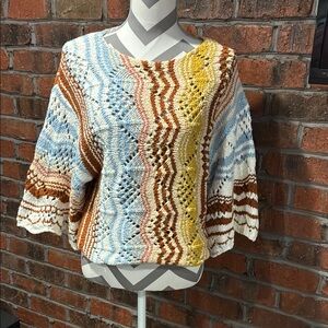 Gimmicks Multicolor Knit Sweater. Size Small.